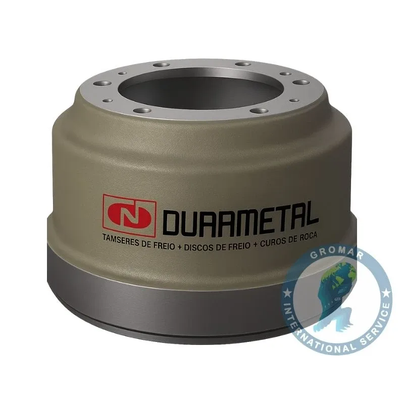 Tambor de freno delantero Durametal 2378715 para Scania