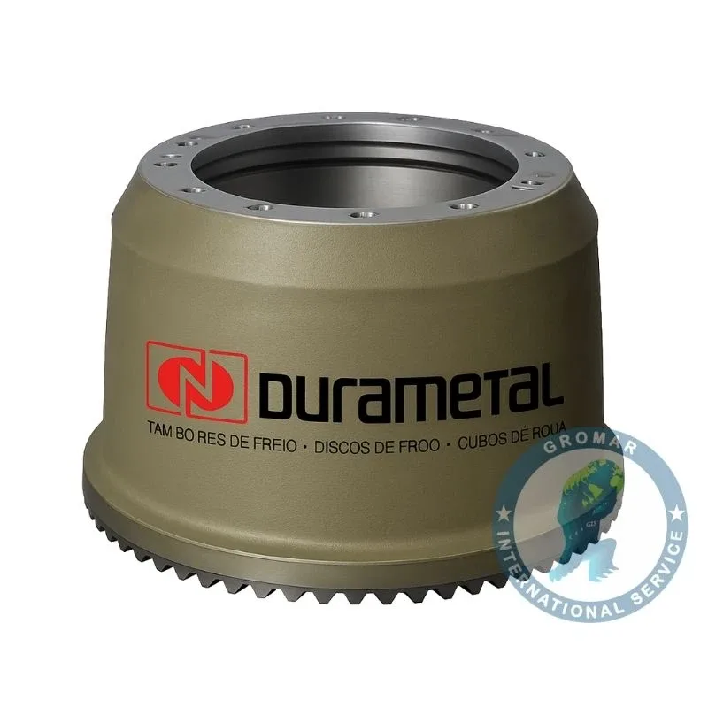 Tambor de freno posterior Durametal 1414435 para Scania